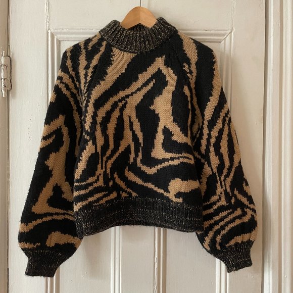Ganni Hand Knit Wool Sweater - Picture 1 of 4
